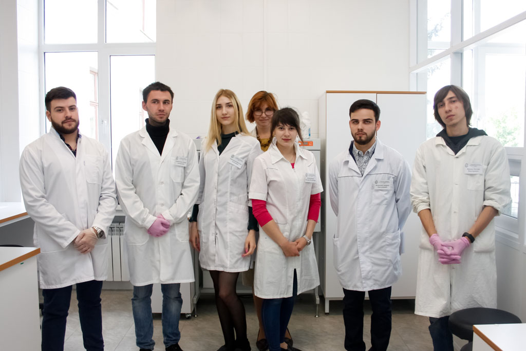 Студенты и аспиранты - члены научного коллектива лаборатории